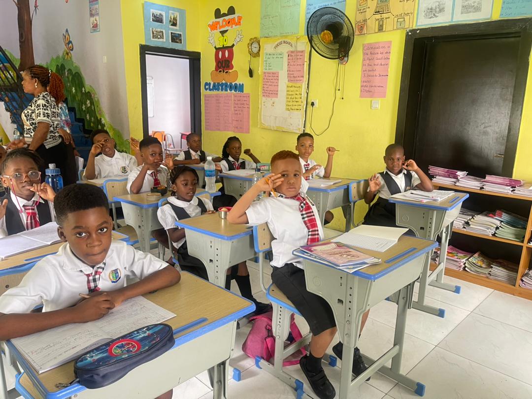School library with reading areas